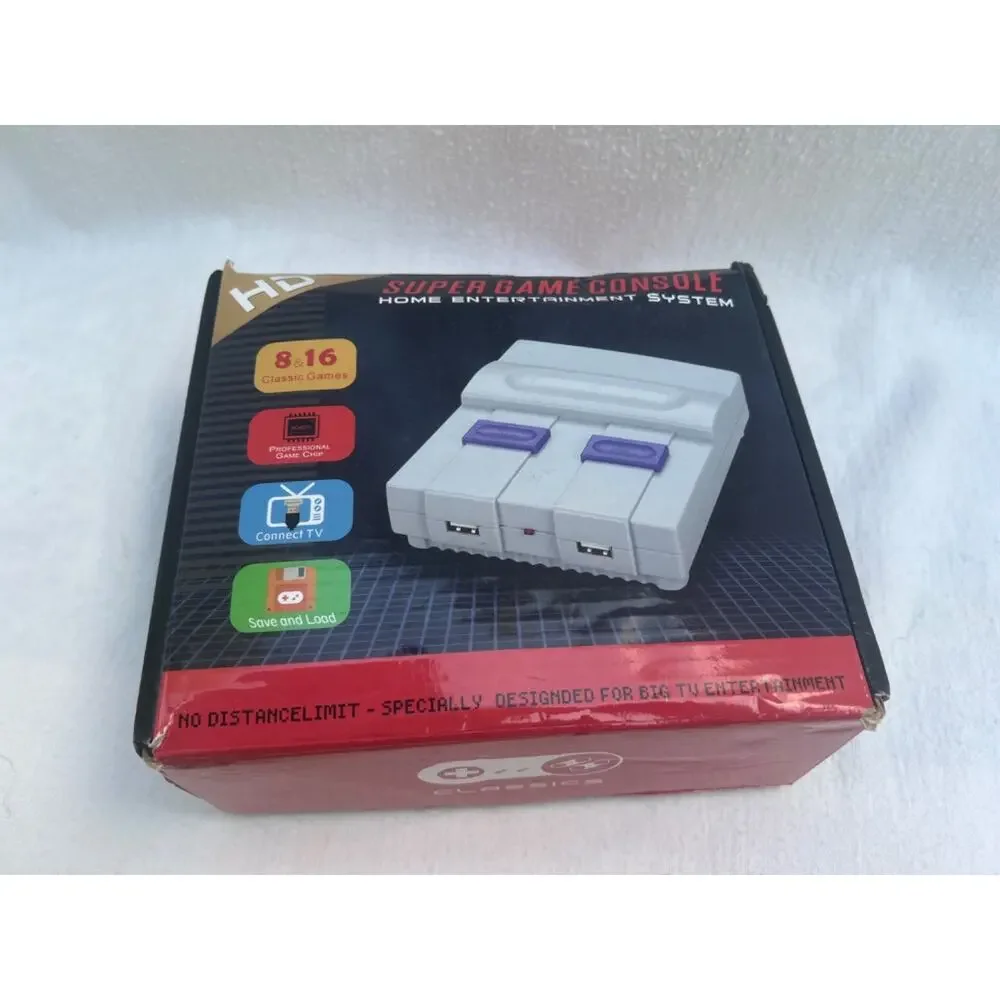 Super Mini SNES SN-02 retro NES hdmi TV game console w/ 821 classic games